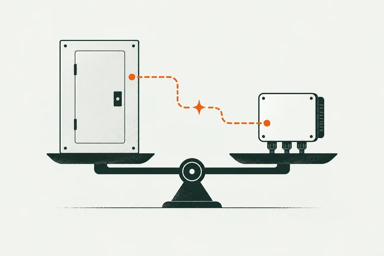 Comparing a service-panel upgrade with EV load management